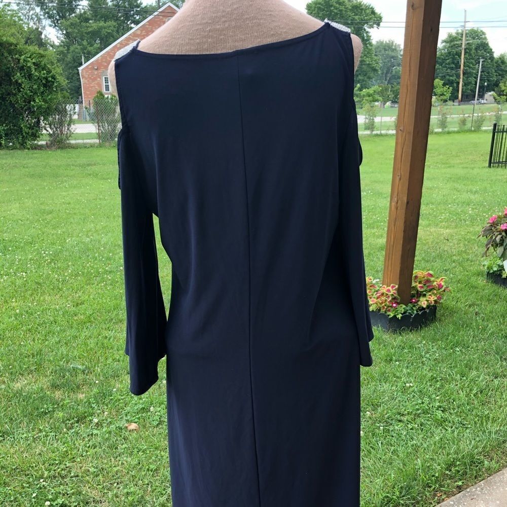 MSK rhinestone shoulder dress - Picture 5 of 8